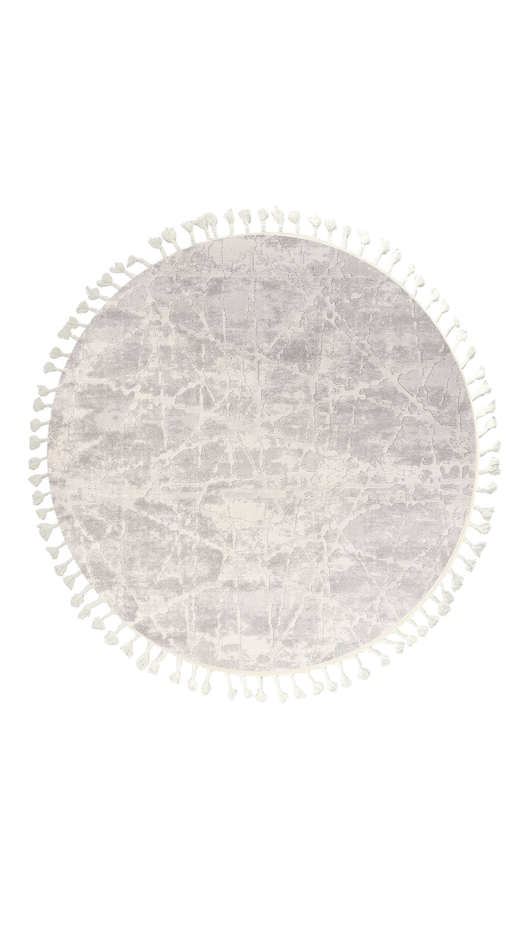 Dolce Vita Rug Sentosa 5905 Cream Dark Blue Round Living Room Carpet