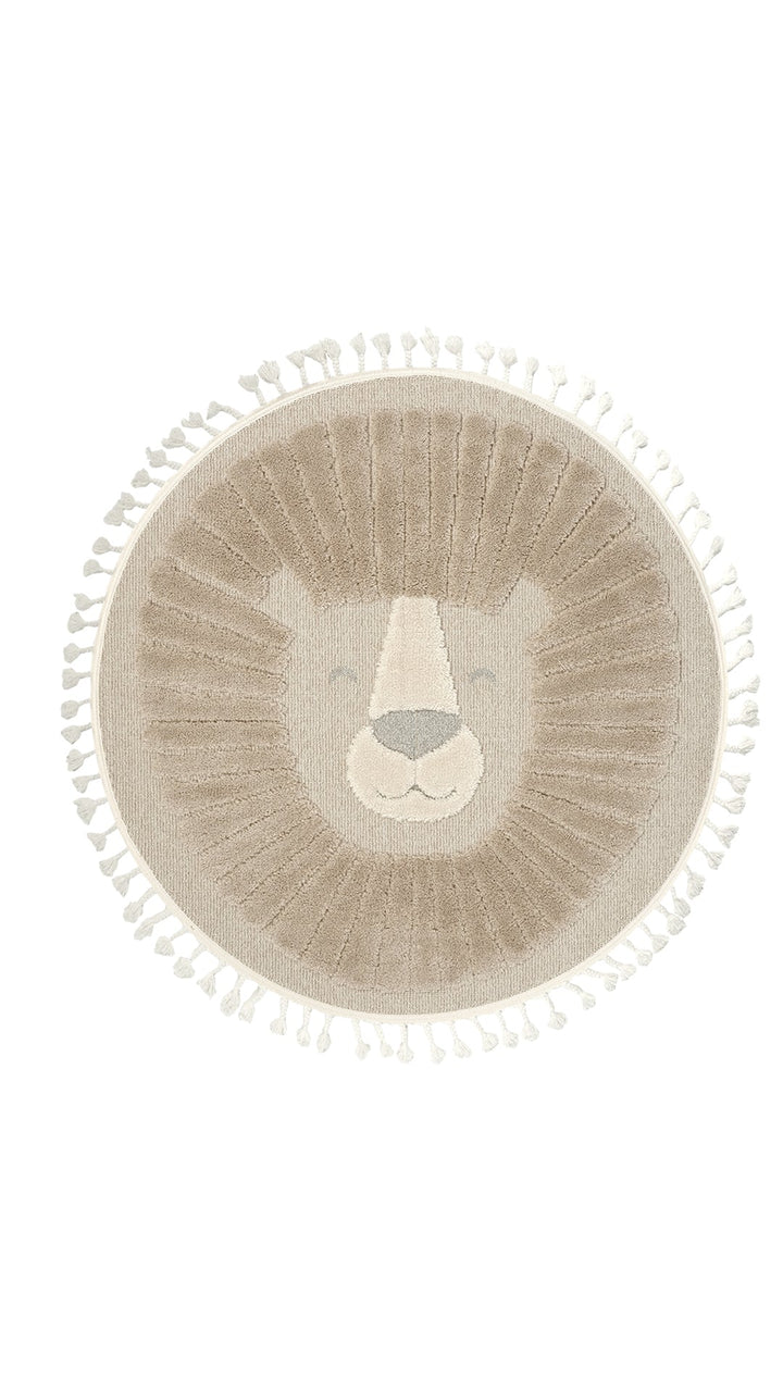 Dolce Vita Rug Kids 478 Lion Round Rug