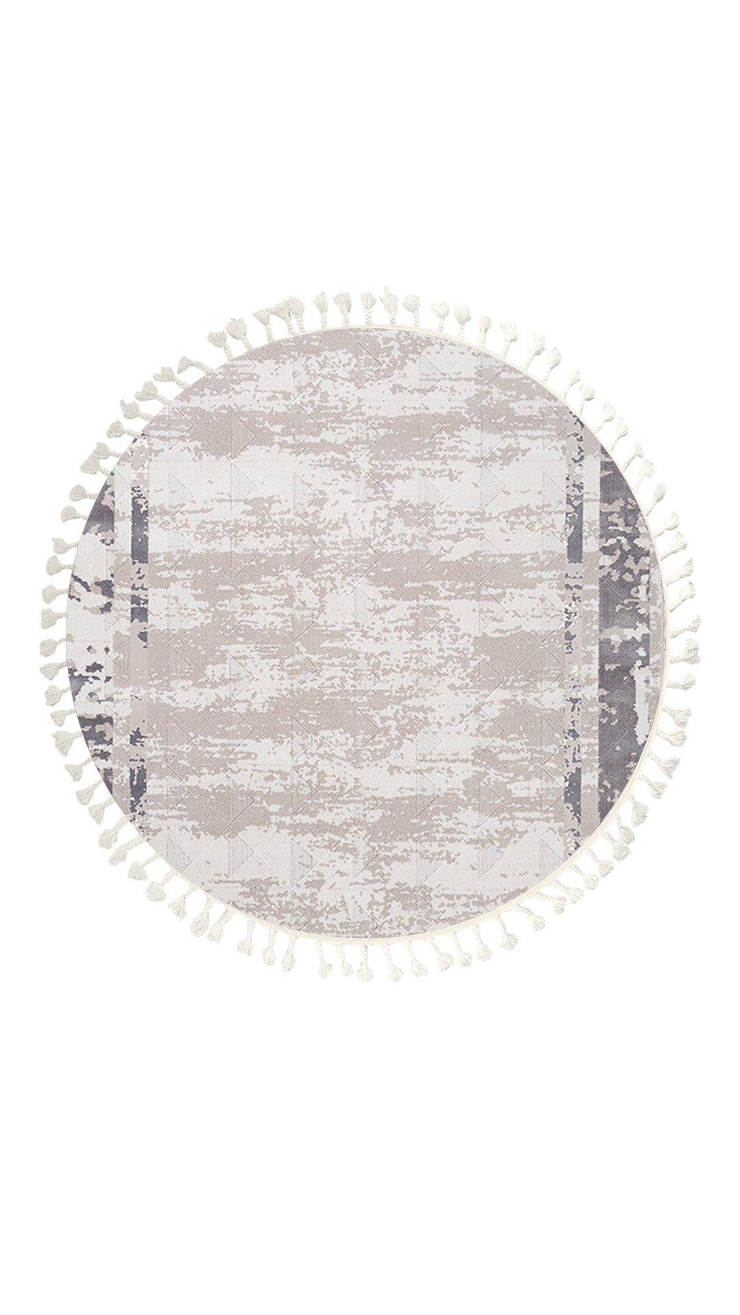 Dolce Vita Rug Otto 4303 Cement Living Room Round Rug