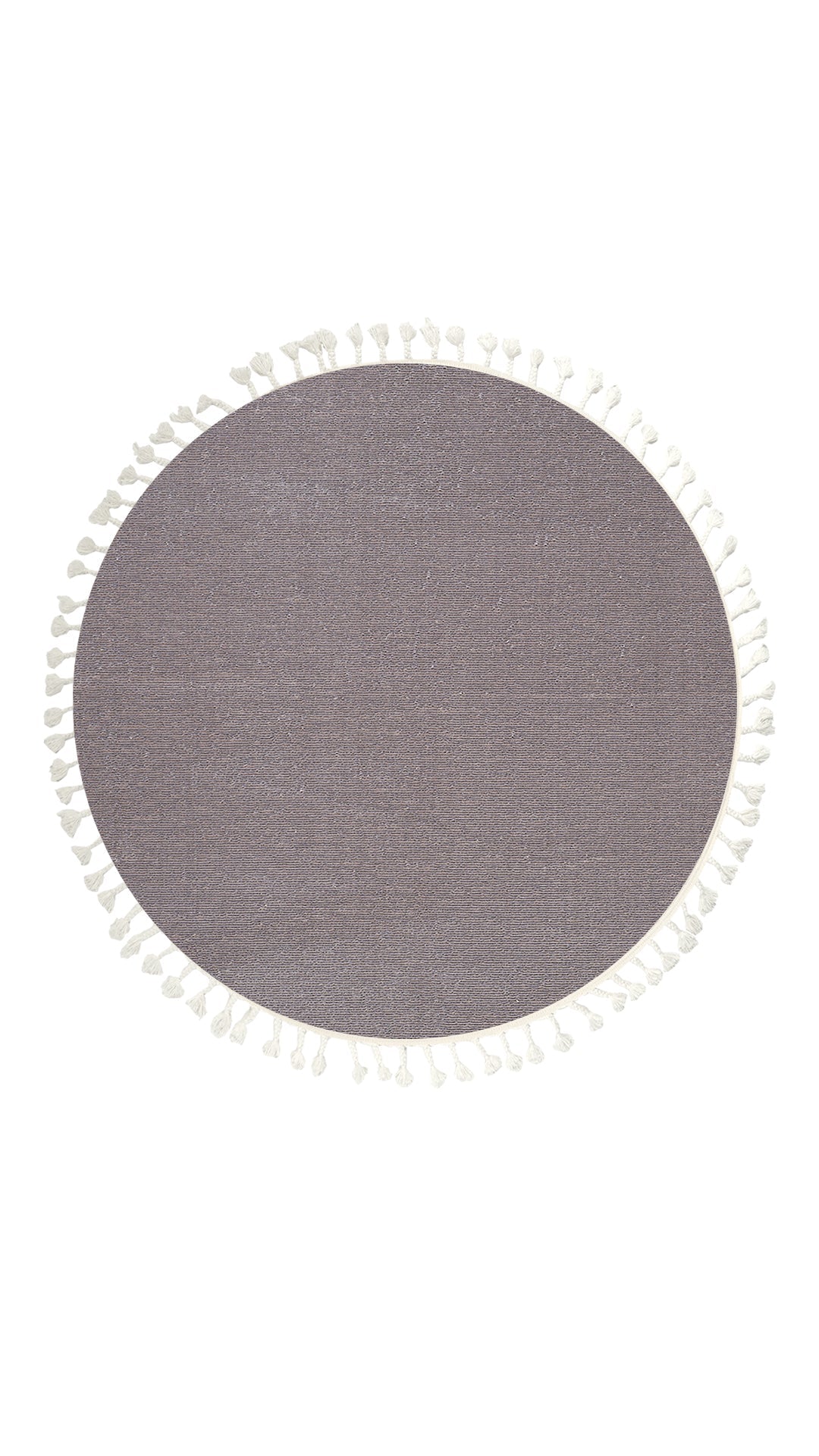 Dolce Vita Rug Otto 4309 Light Grey Living Room Round Rug