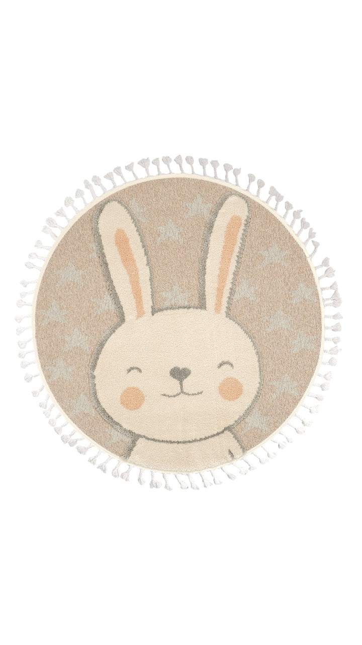 Dolce Vita Rug Kids 475 Rabbit Round Rug