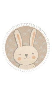 Dolce Vita Halı Kids 475 Rabbit Yuvarlak