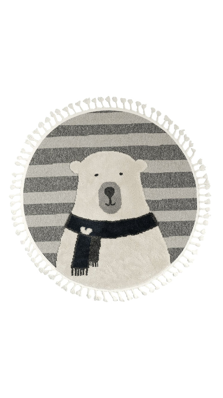 Dolce Vita Rug Kids 476 Bear Round Rug