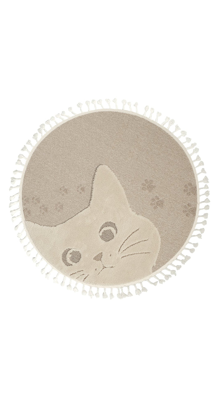 Dolce Vita Rug Kids 477 Cats Round Rug