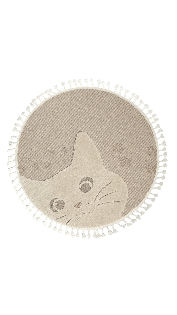 Dolce Vita Halı Kids 477 Cats Yuvarlak