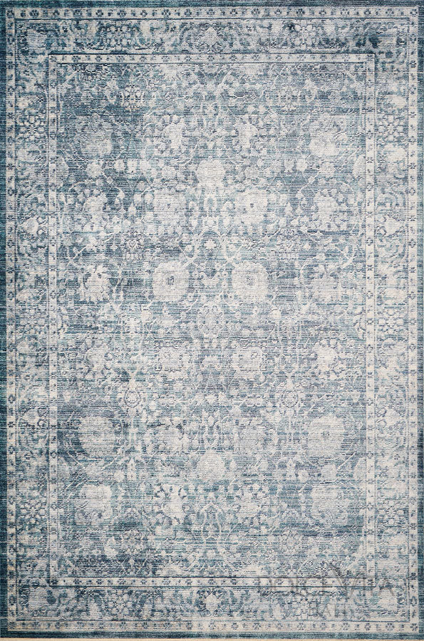 Dolce Vita Carpet Aura 2606 Azure Viscose Carpet - dolcevitarug