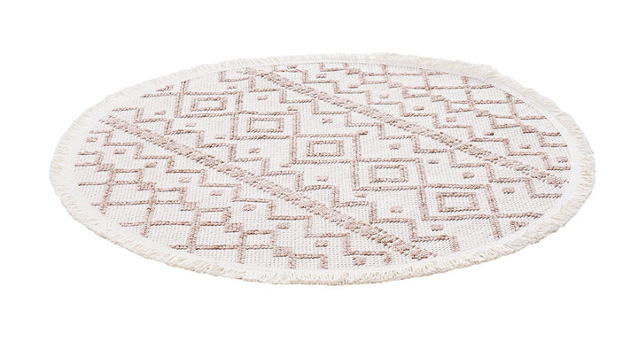 Dolce Vita Rug Bohem 386 Wood Boho Round Rug