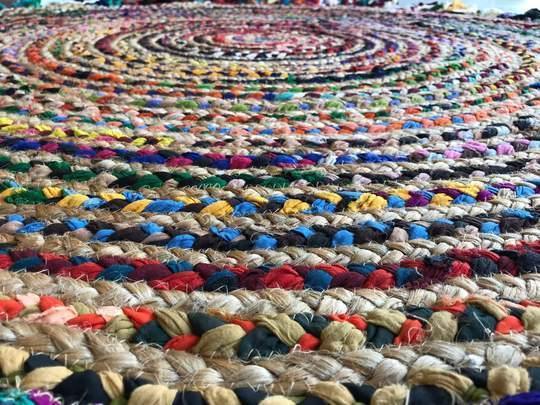 Dolce Vita Carpet Albero Ajmer Circle 100% Jute Hand-Made