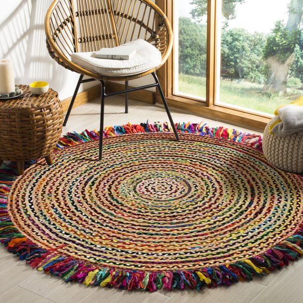 Dolce Vita Carpet Albero Ajmer Circle 100% Jute Hand-Made