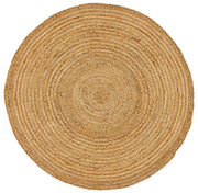Dolce Vita Carpet Albero Gold Circle 100% Jute Hand-Made
