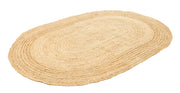 Dolce Vita Carpet Albero Gold Oval 100% Jute Hand-Made