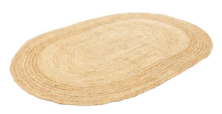 Dolce Vita Carpet Albero Gold Oval 100% Jute Hand-Made