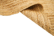 Dolce Vita Carpet Albero Gold Oval 100% Jute Hand-Made