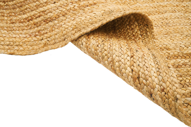 Dolce Vita Carpet Albero Gold Oval 100% Jute Hand-Made