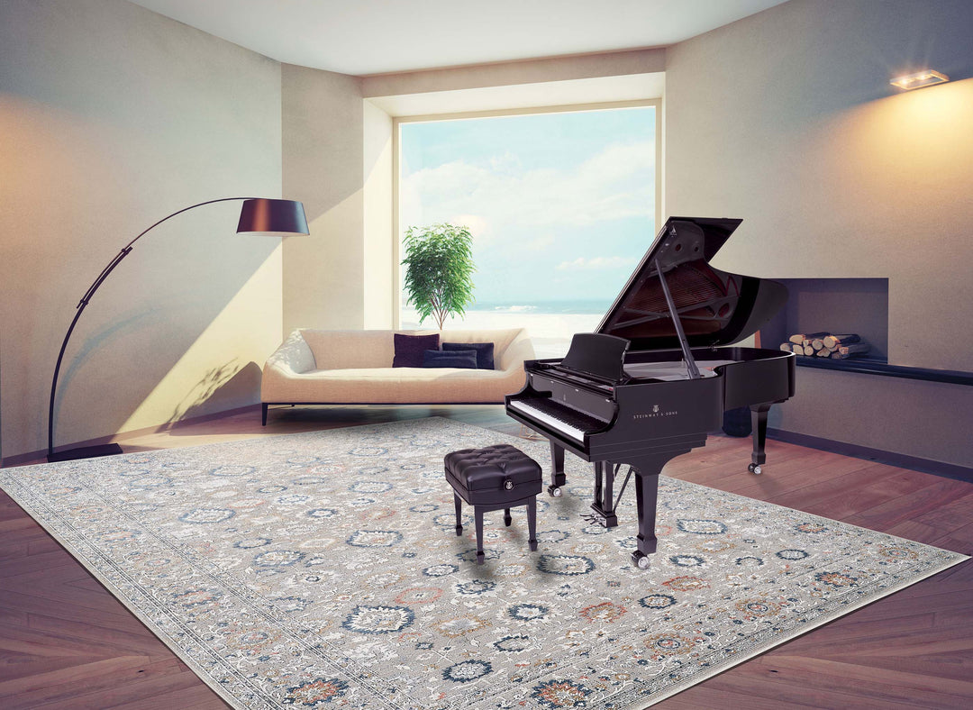 Dolce Vita Rug El-Hamra 8451 Alabaster Living Room Carpet