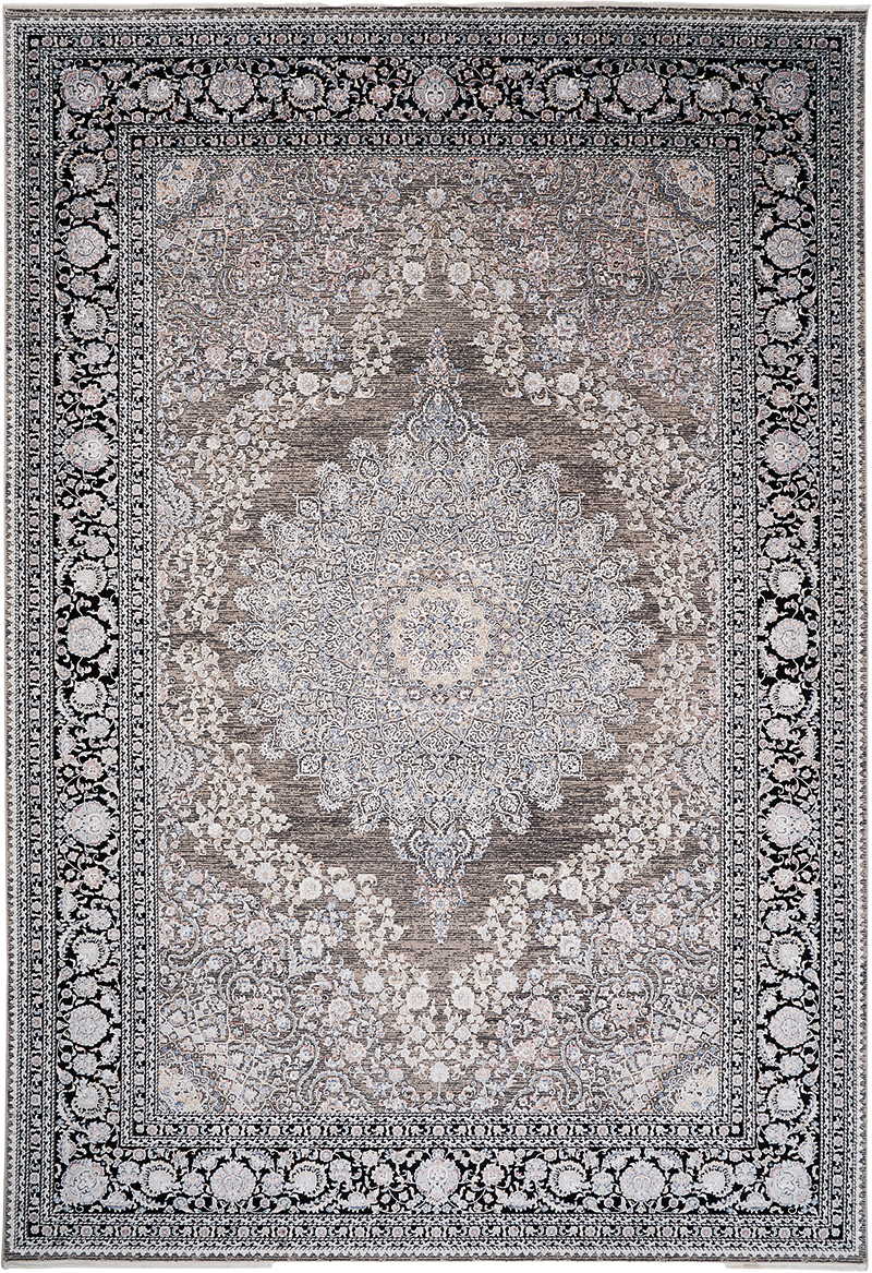 Dolce Vita Rug El-Hamra 8453 Charcoal Living Room Carpet