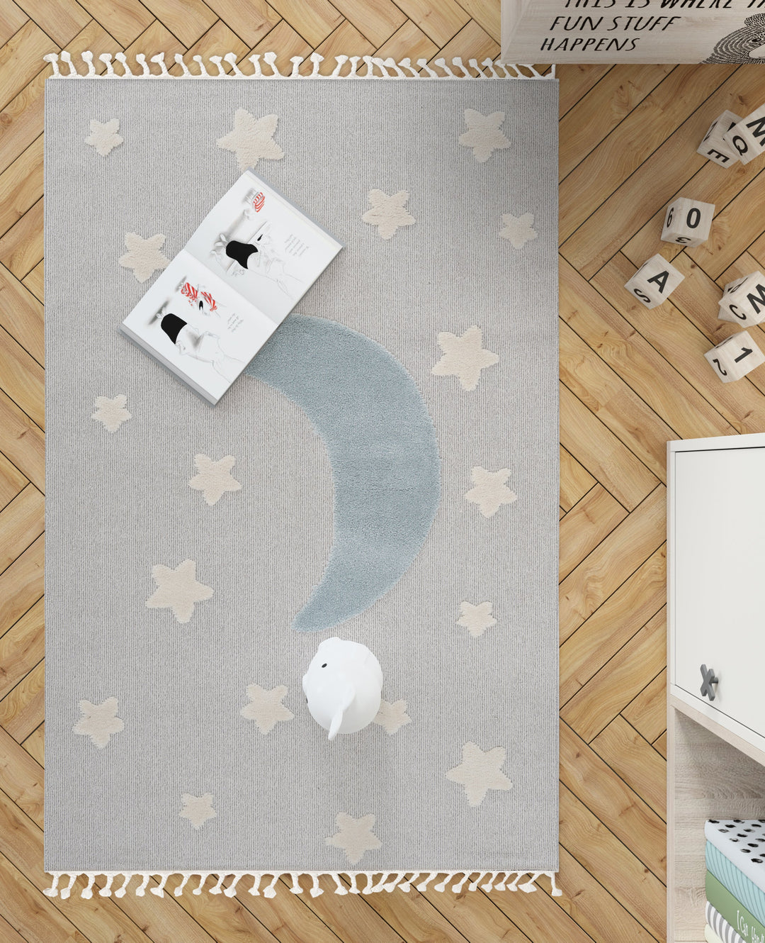 Dolce Vita Rug Kids 472 Moon Theme Rug