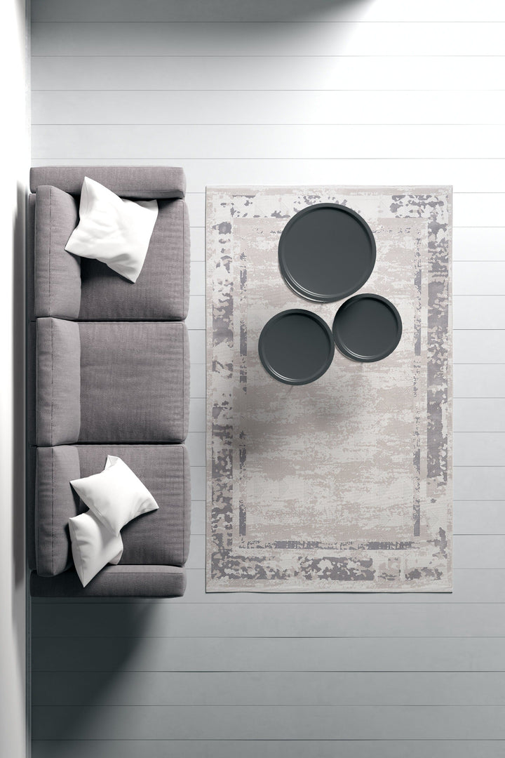 Dolce Vita Rug Otto 4303 Cement Living Room Rug
