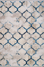 Dolce Vita Carpet Amour 3601 Azure Art Deco Carpet - dolcevitarug