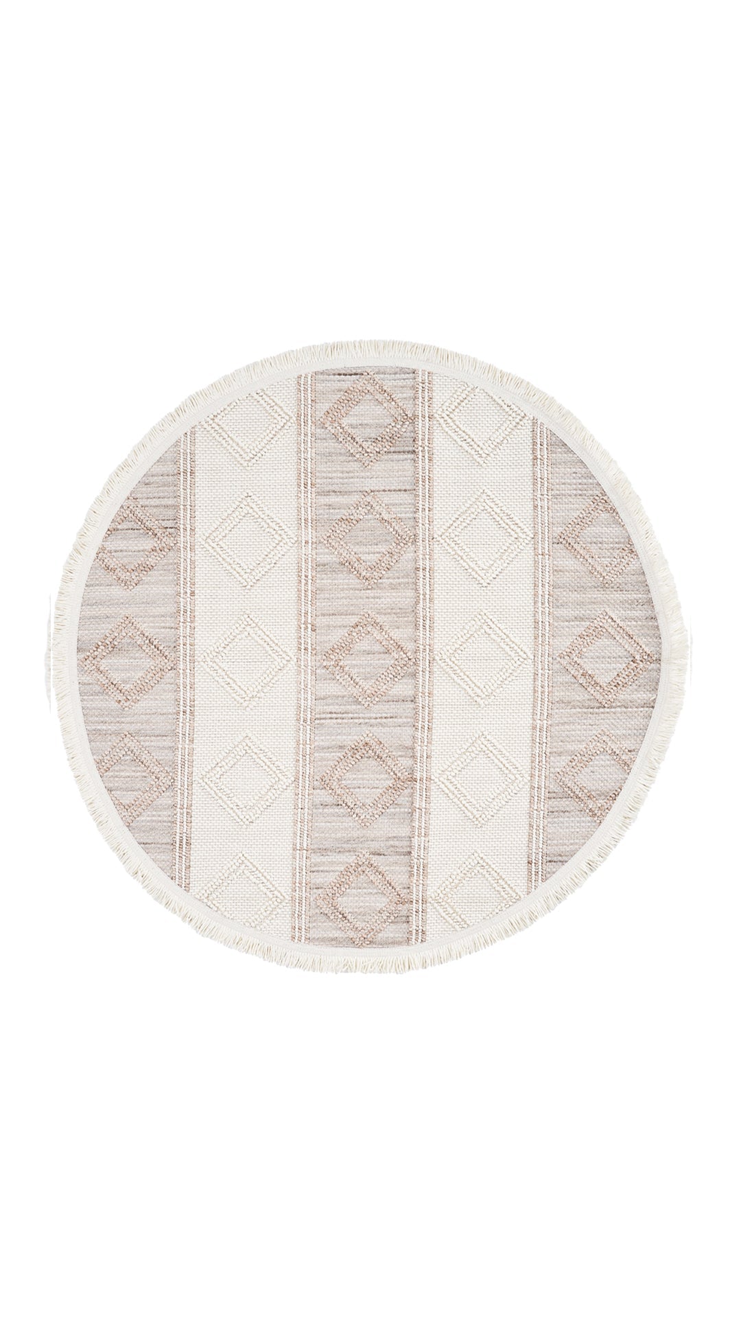 Dolce Vita Rug Bohem 381 Ash Boho Round Rug