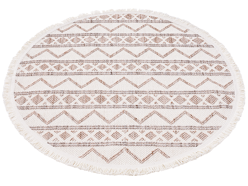 Dolce Vita Rug Bohem 384 Mocha Boho Round Rug