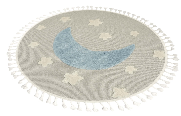 Dolce Vita Rug Kids 472 Moon Round Rug