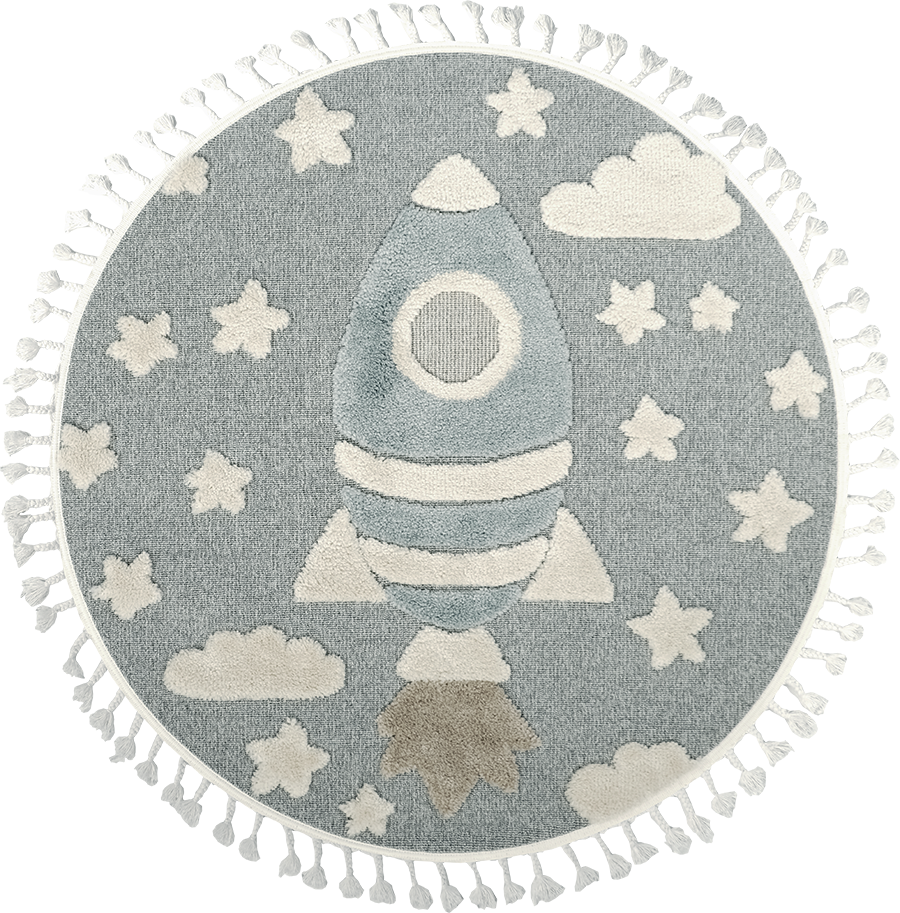 Dolce Vita Rug Kids 474 Space Round Rug