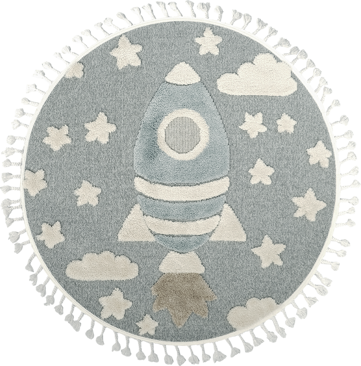 Dolce Vita Rug Kids 474 Space Round Rug