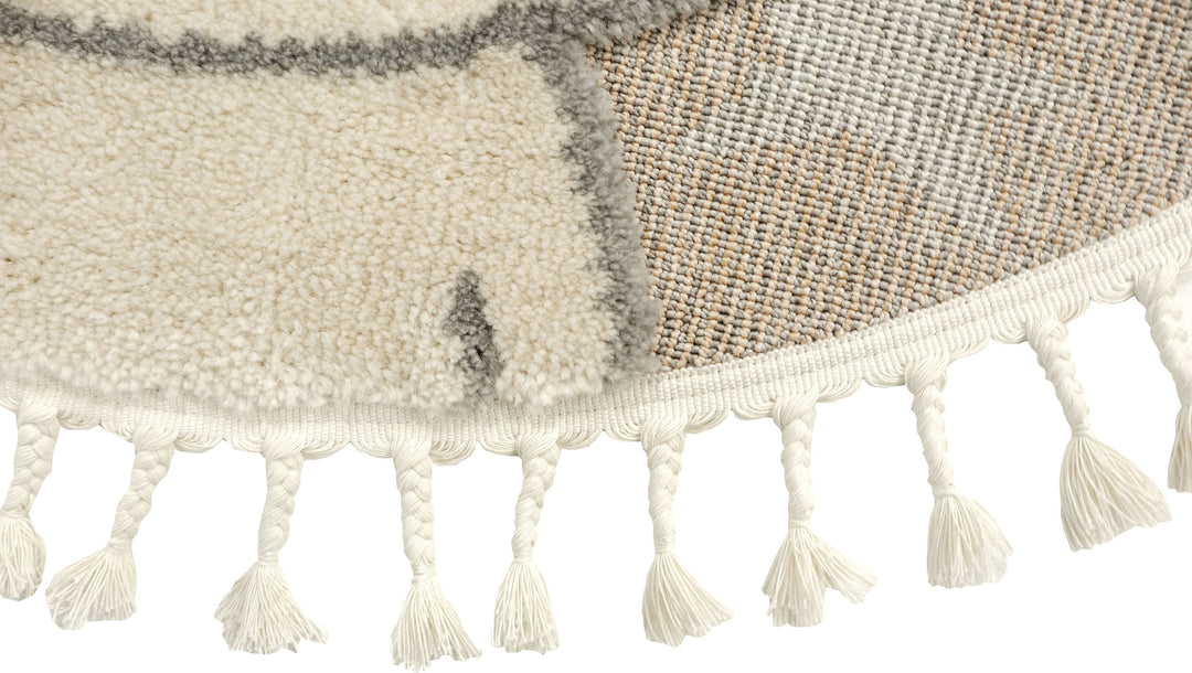 Dolce Vita Rug Kids 475 Rabbit Round Rug