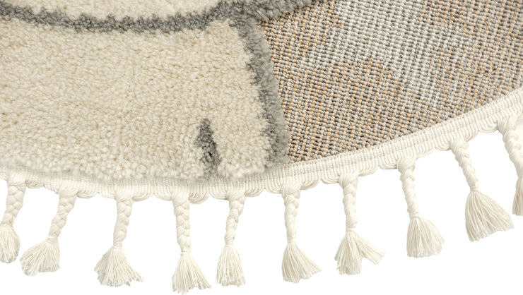 Dolce Vita Halı Kids 475 Rabbit Yuvarlak