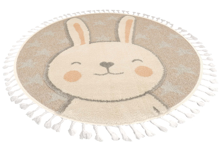 Dolce Vita Halı Kids 475 Rabbit Yuvarlak