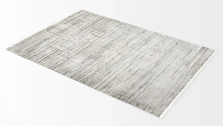 Dolce Vita Murano 8600 Grey Living Room Rug