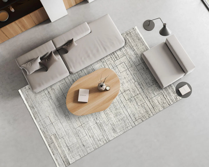 Dolce Vita Destiny 8600 Grey Living Room Rug