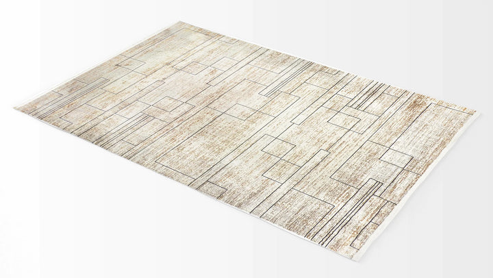 Dolce Vita Destiny 8601 Brown Living Room Rug