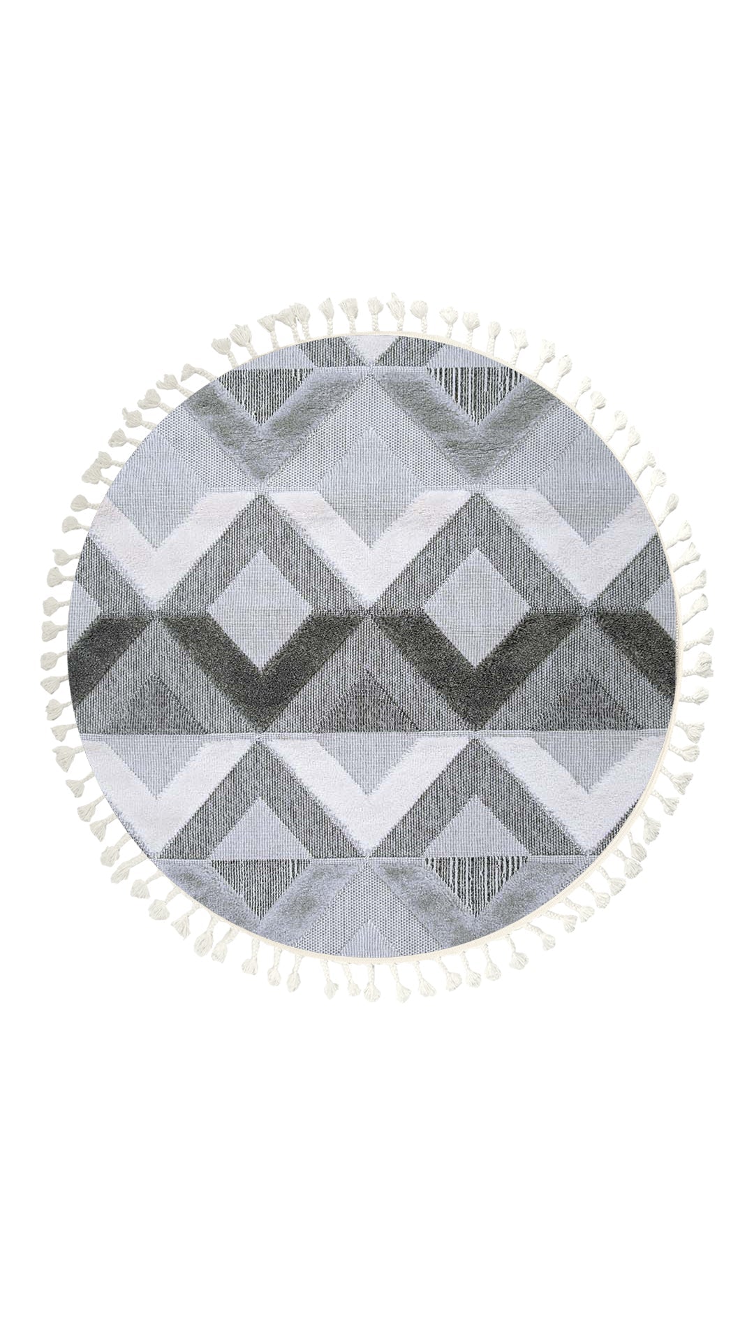 Dolce Vita Rug Nordic 494 Frost Round Scandinavian Carpet