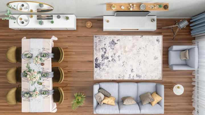 Dolce Vita Rug Sentosa 5903 Grey Living Room Carpet